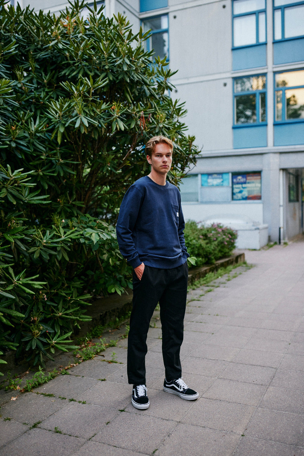 Square Pocket Sweatshirt