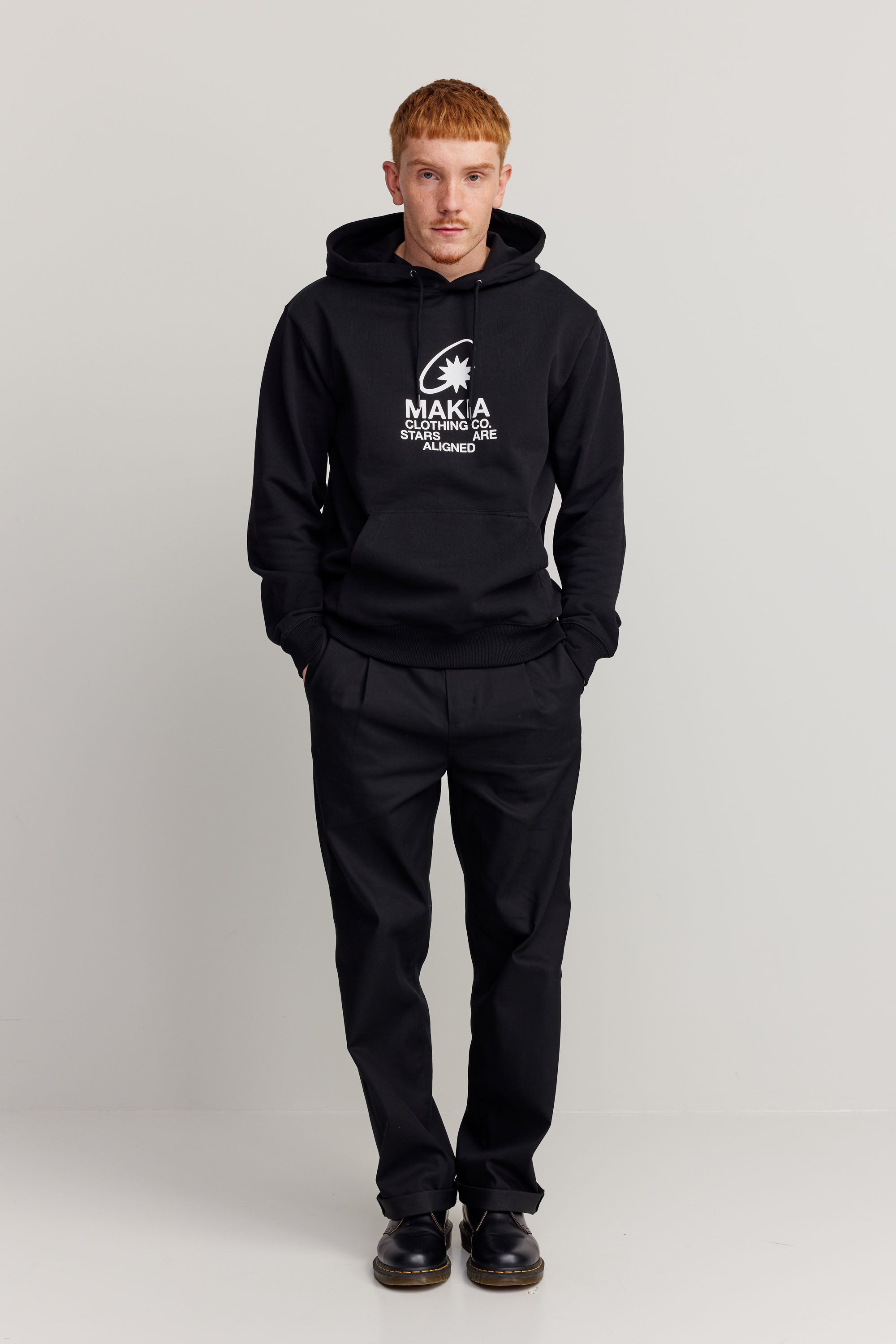 Aligned Hooded Sweatshirt