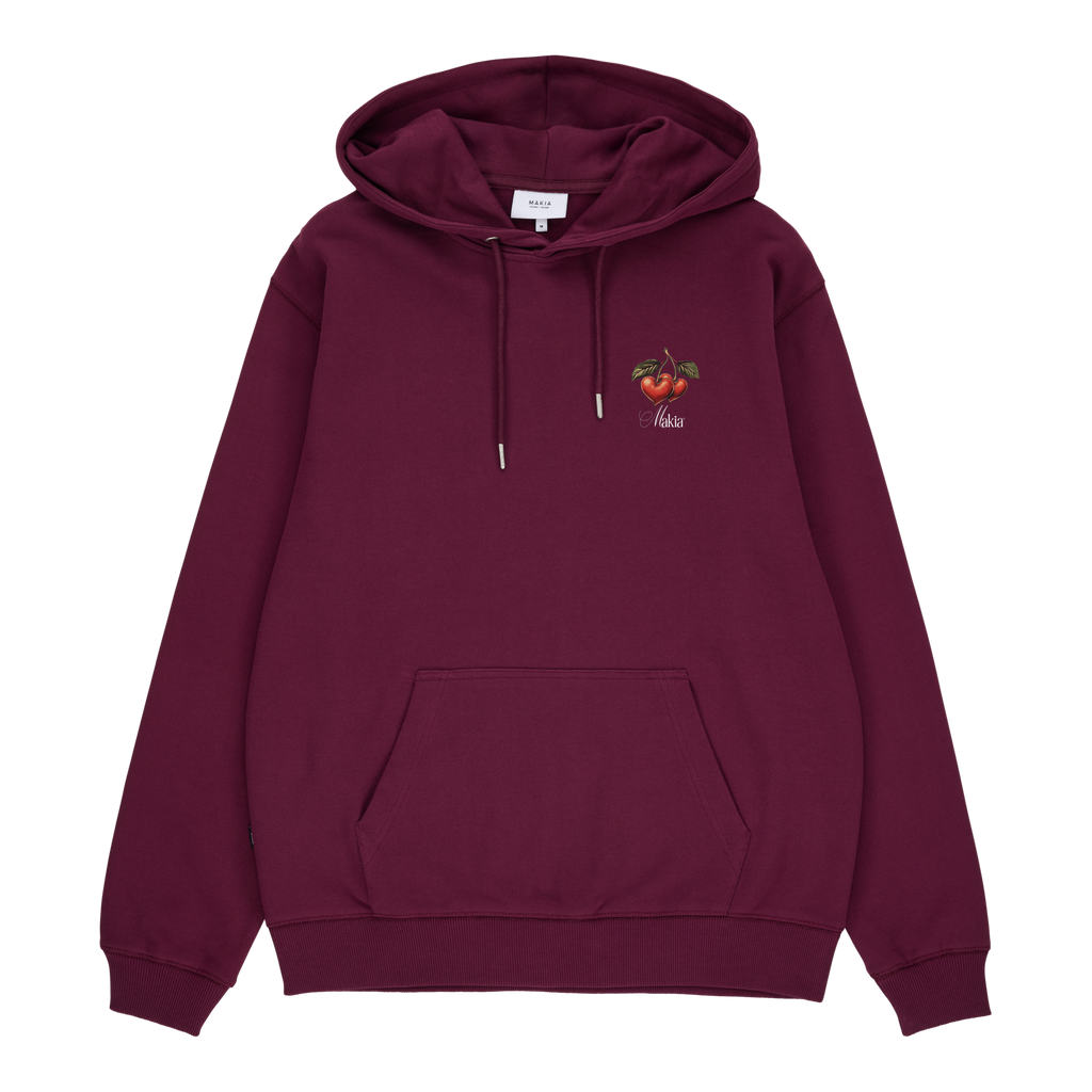 M40200_474_L; M40200_474_S; M40200_474_XL; M40200_474_XXL; M40200_474_M; Makia Cherry Hooded Sweatshirt  /  