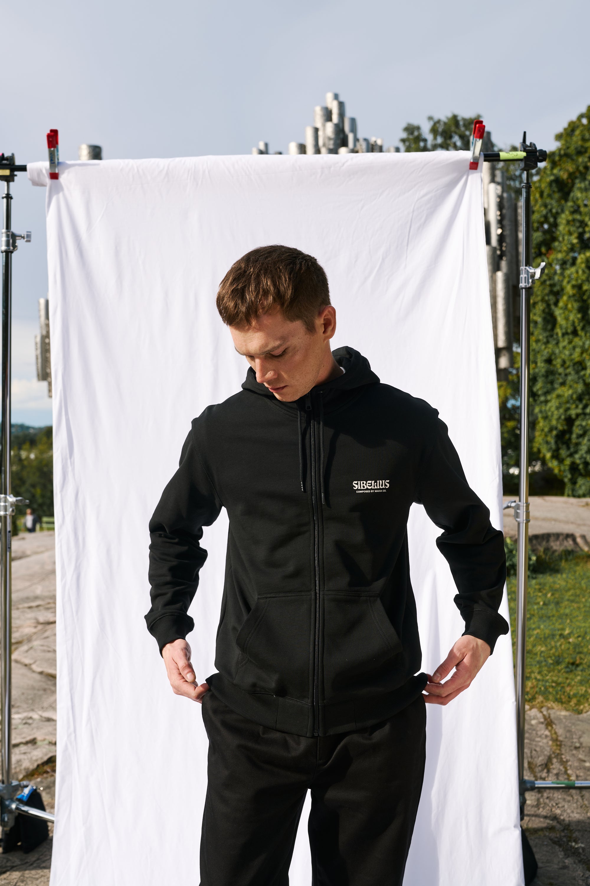 Silence Hooded Zip Sweatshirt