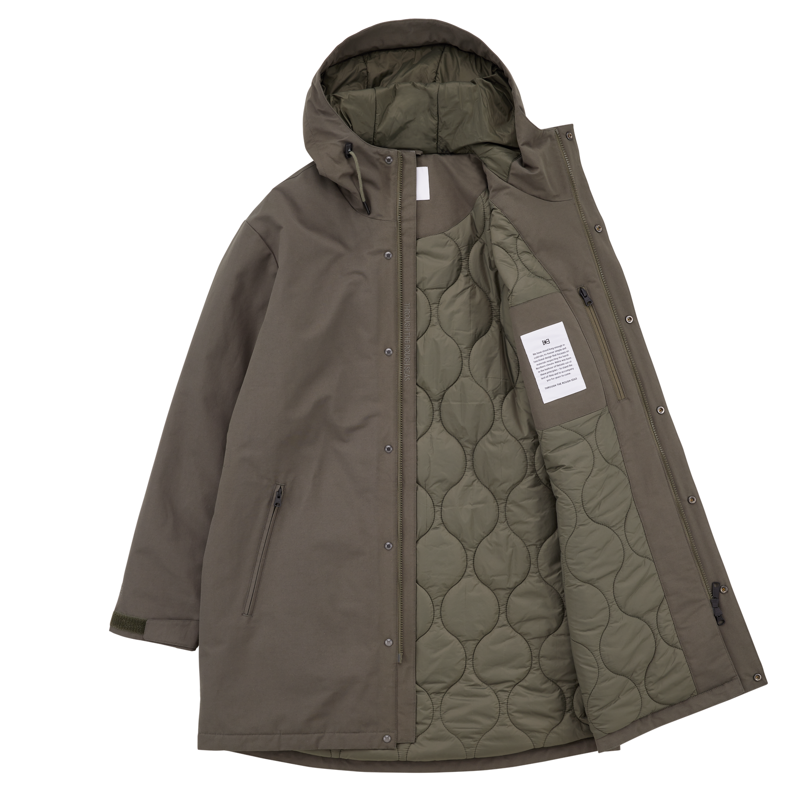 Jack & Jones Parka - dusty olive/olijfgroen gemêleerd
