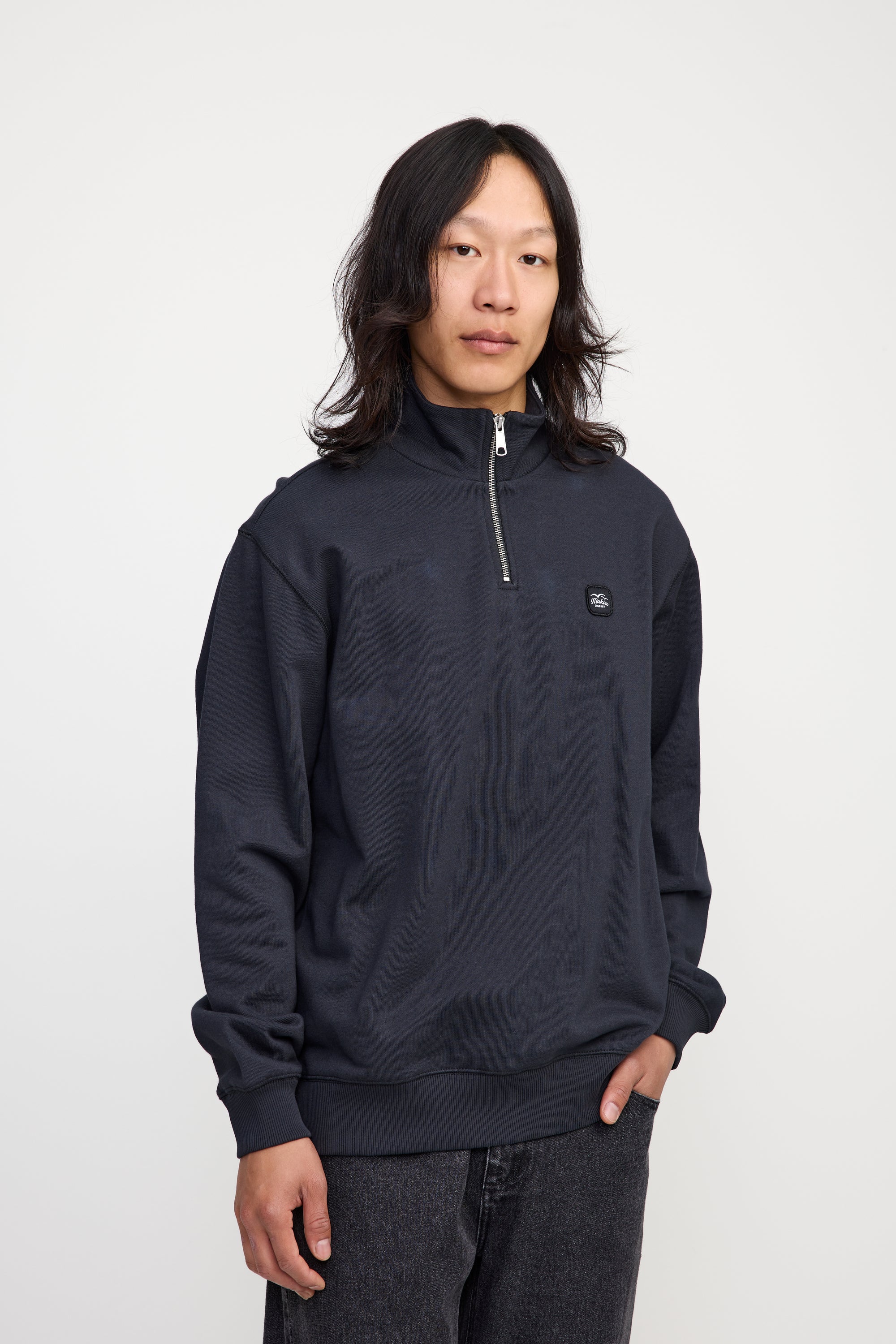 Patch Half Zip collegepaita
