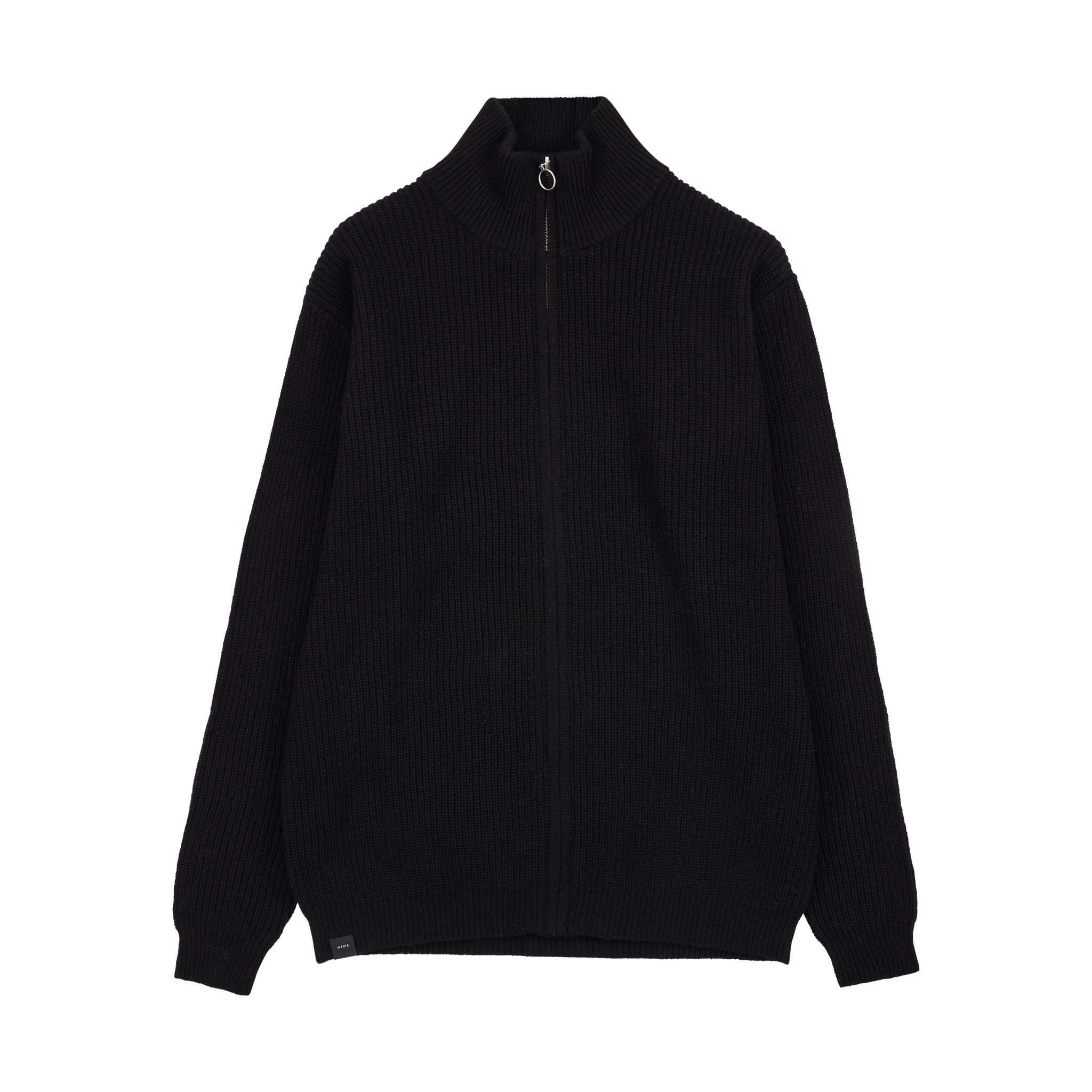 Moray Zip Knit - Black