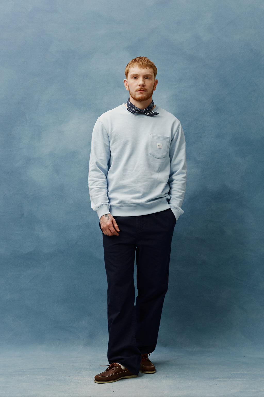 Square Pocket collegepaita