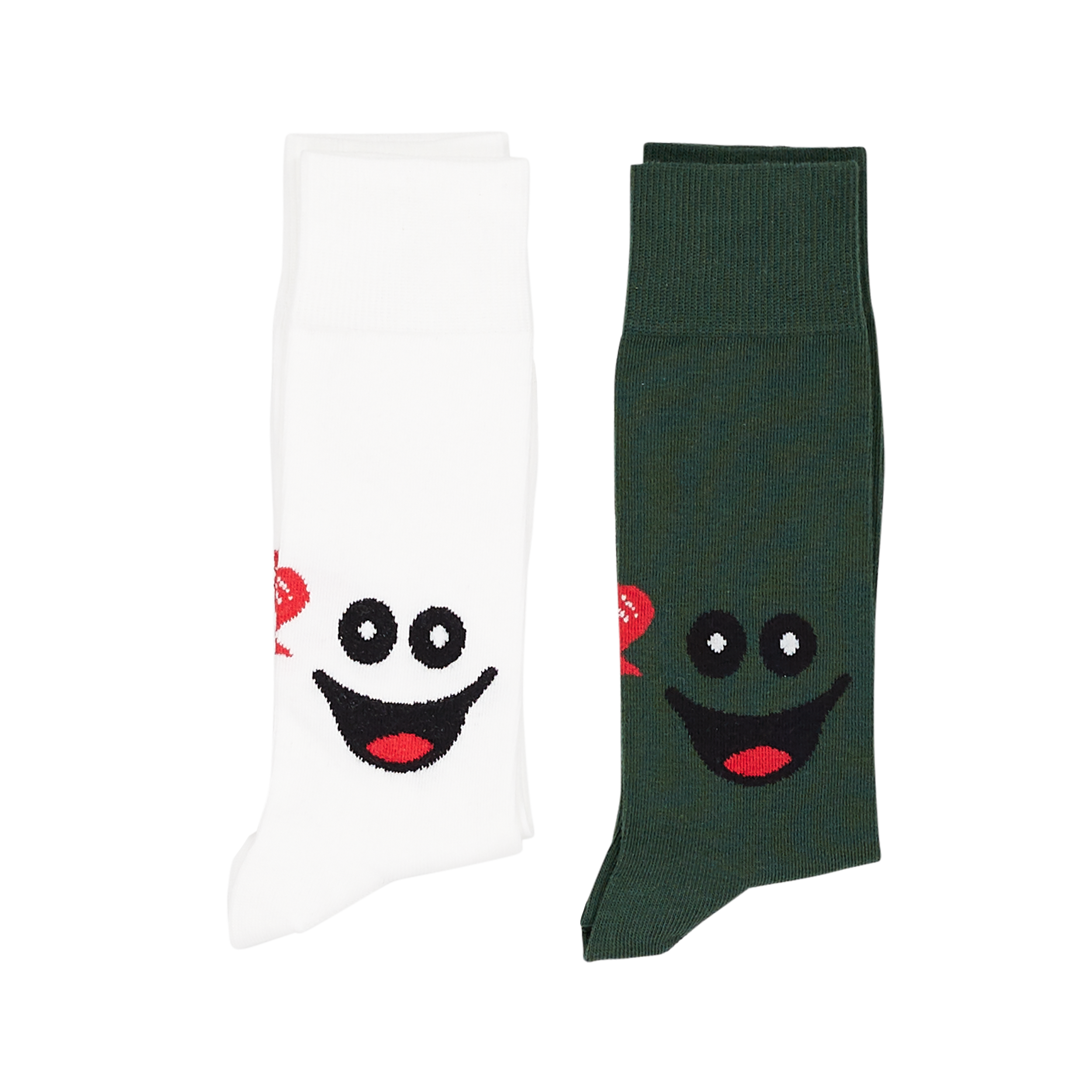 Cheer Smiley two pack of socks