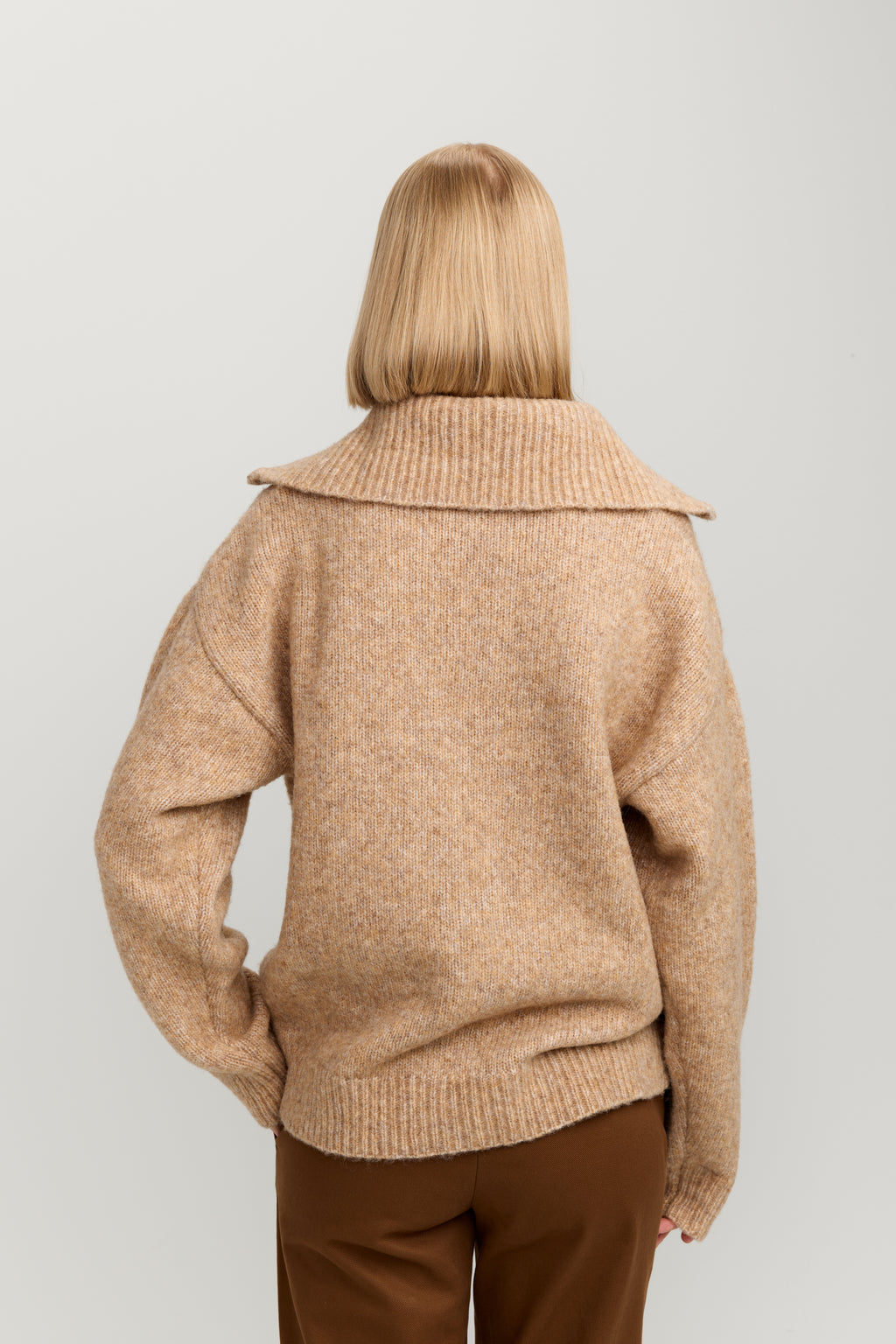 Tove Half Zip neule