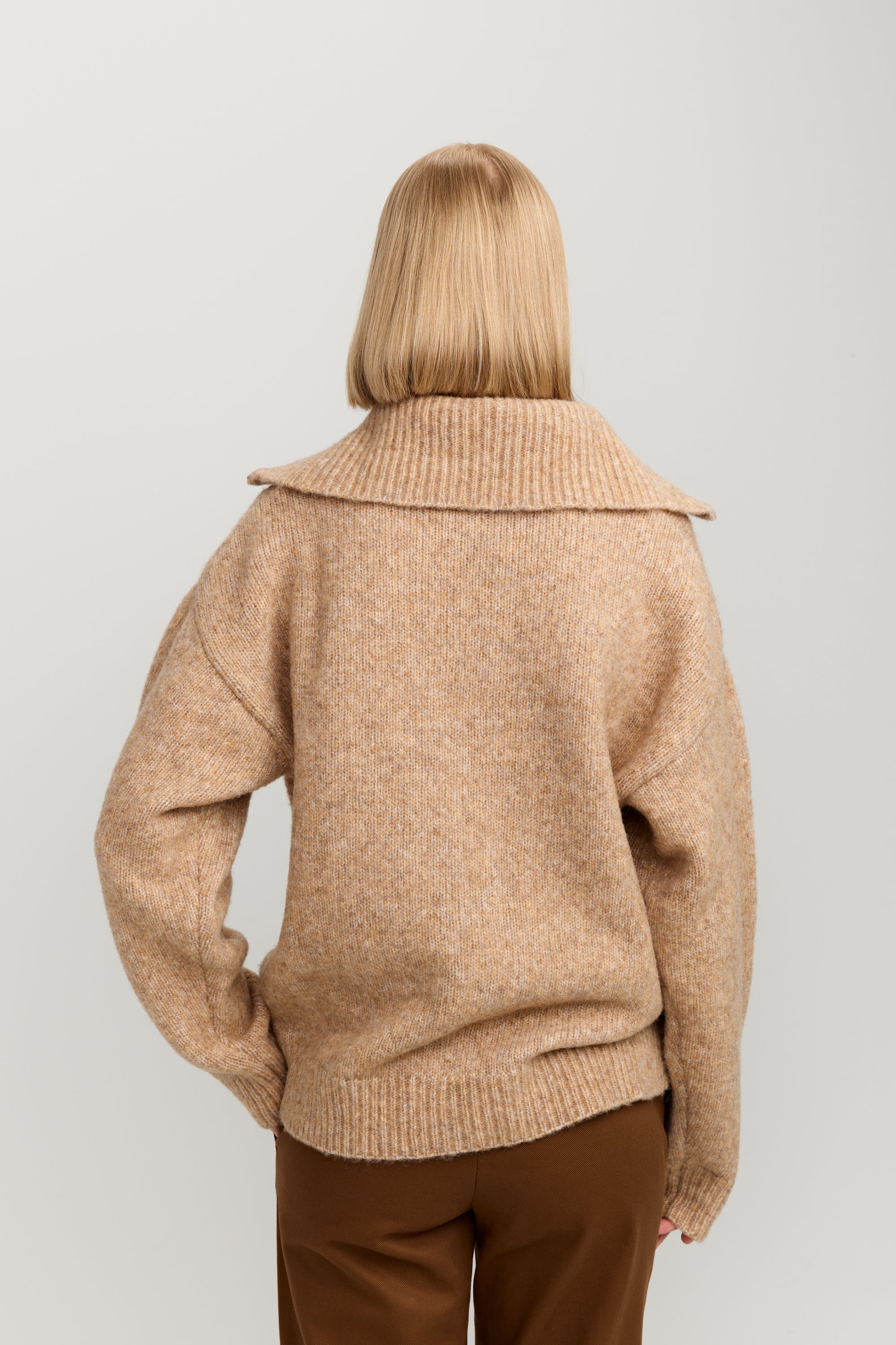 Tove Half Zip neule