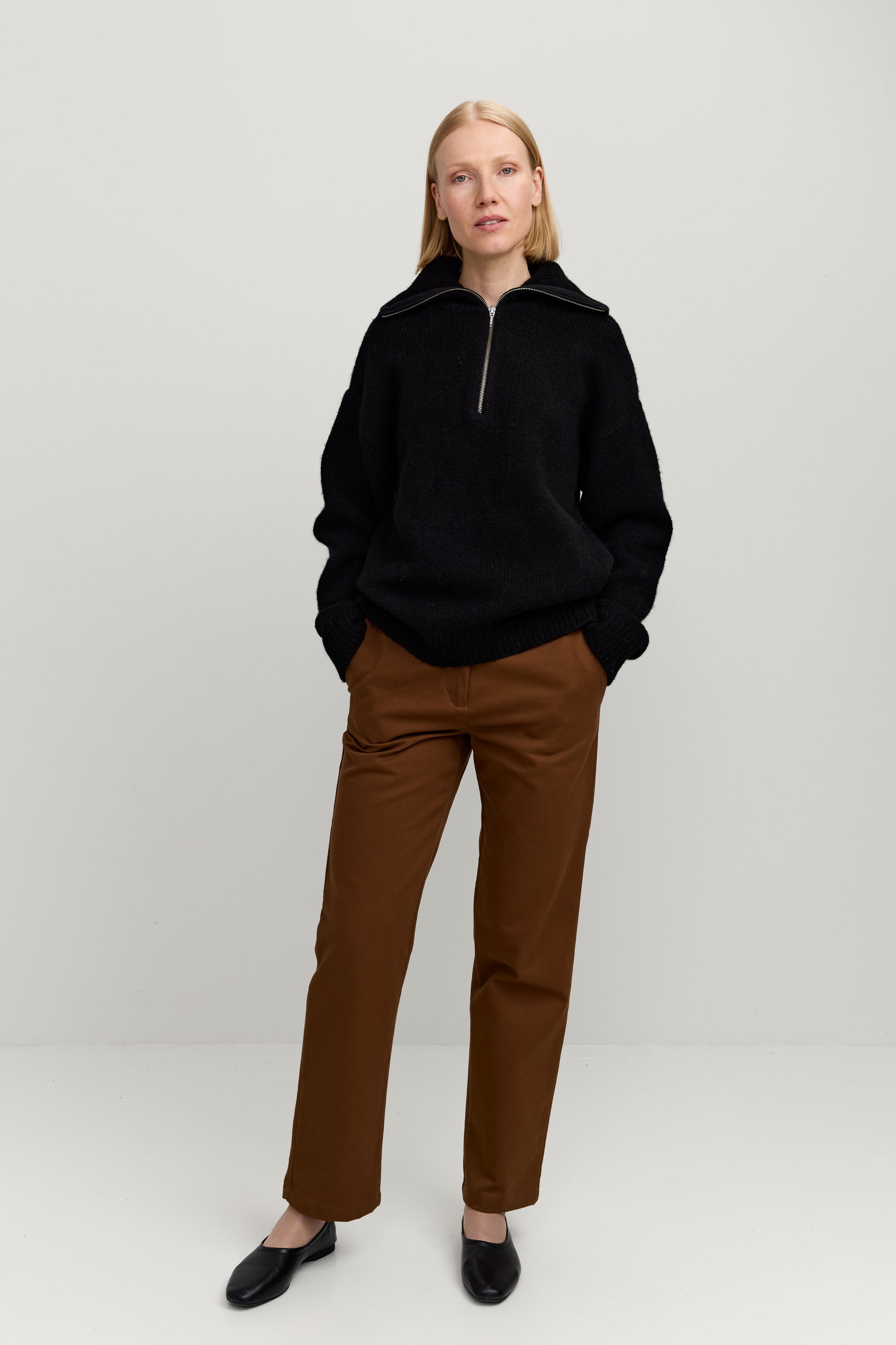 Tove Half Zip Knit