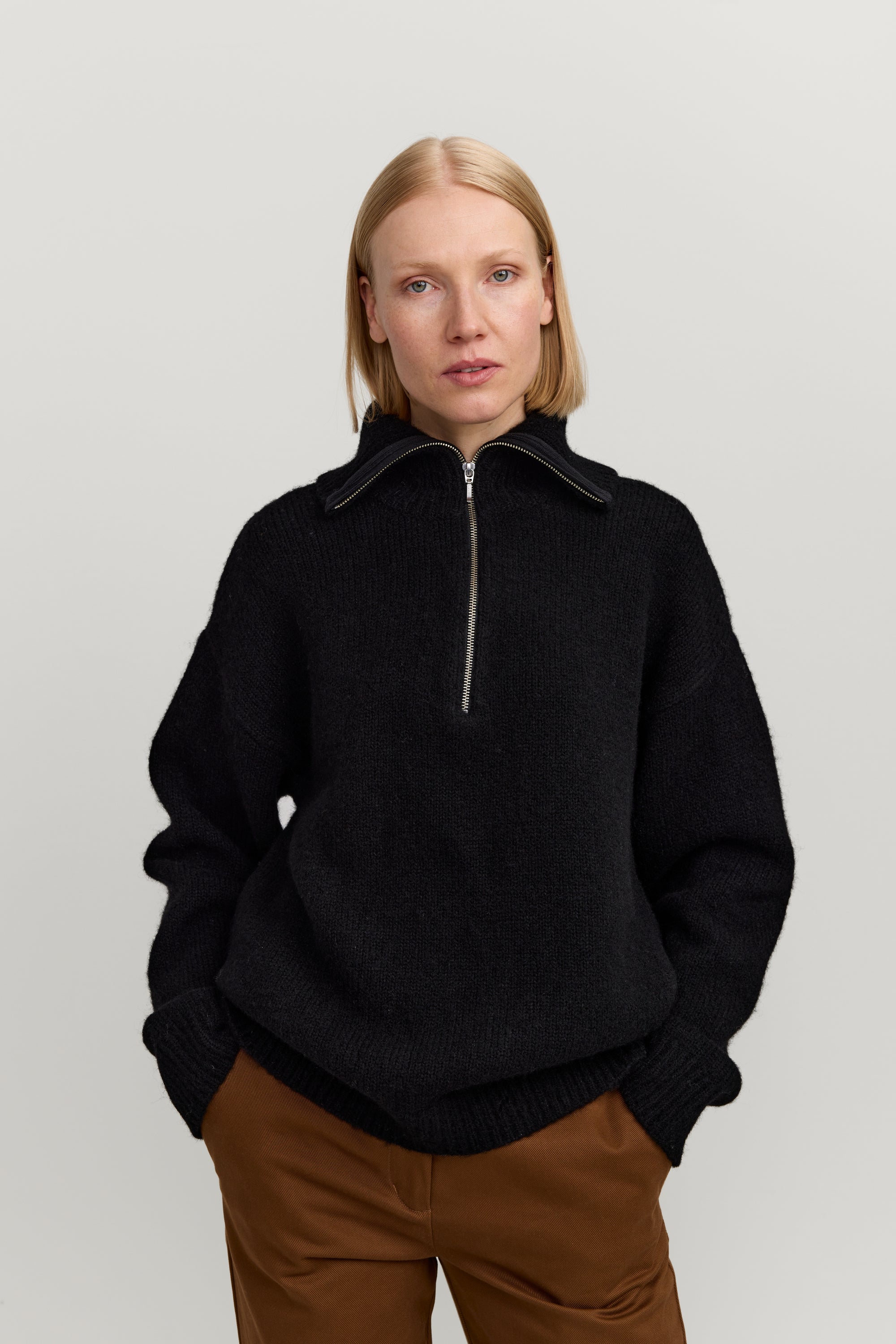 Tove Half Zip Knit