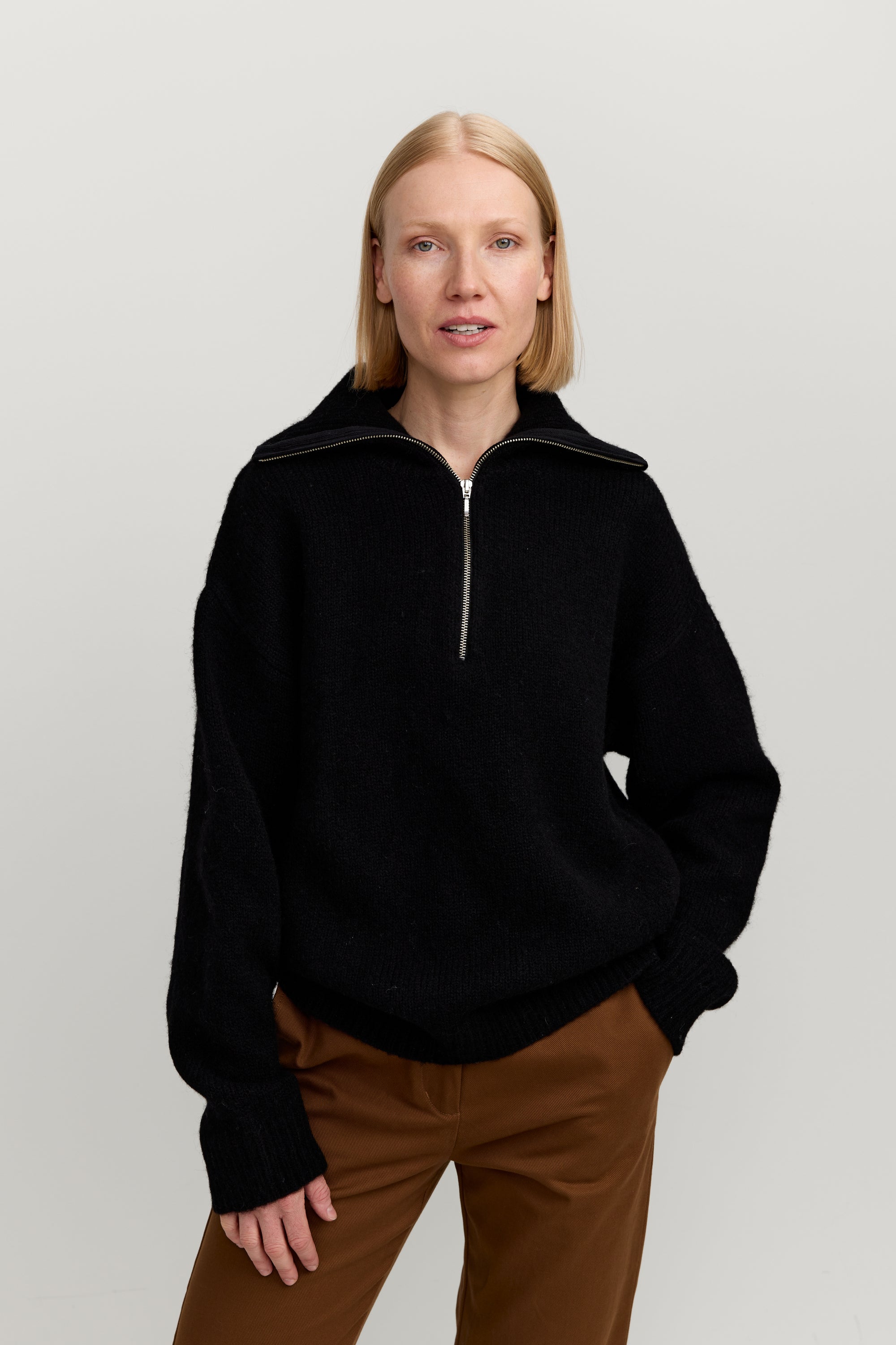 Tove Half Zip Knit