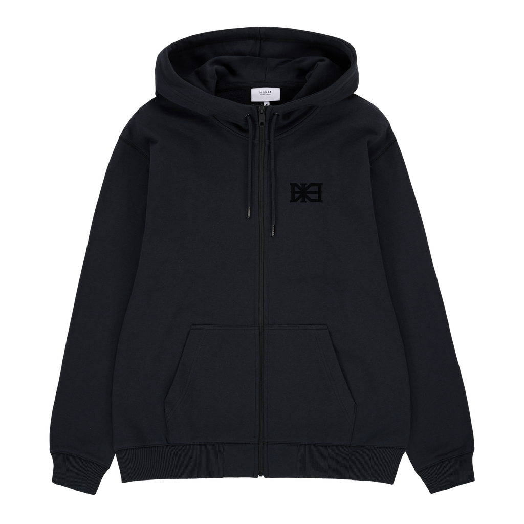 M40232_999_S; M40232_999_L; M40232_999_XXL; M40232_999_XL; M40232_999_M; Makia Makia Hooded Zip Sweatshirt  /  